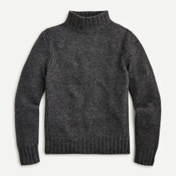 J. Crew Red Mockneck Sweater in Supersoft Yarn - Picture 2 of 7